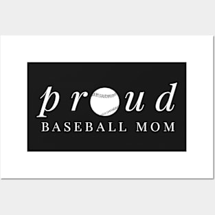 Proud Baseball Mom Posters and Art